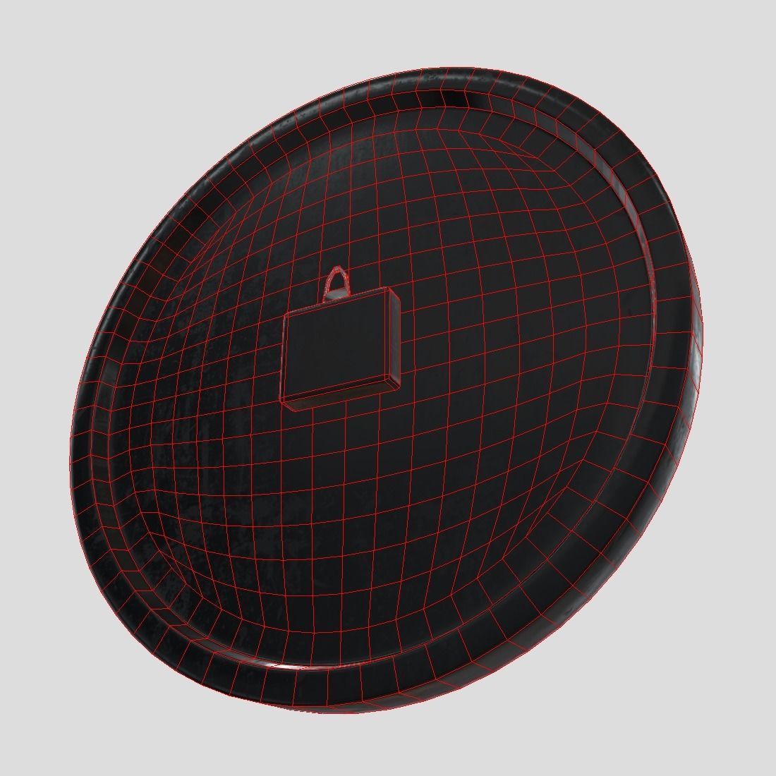 CC0 - Wall Clock 3 Free low-poly 3D model_10