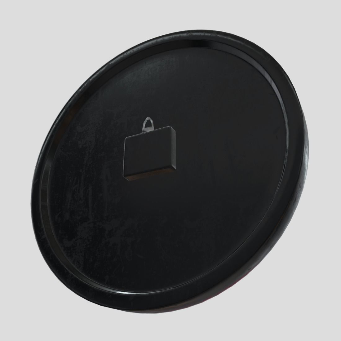 CC0 - Wall Clock 3 Free low-poly 3D model_9