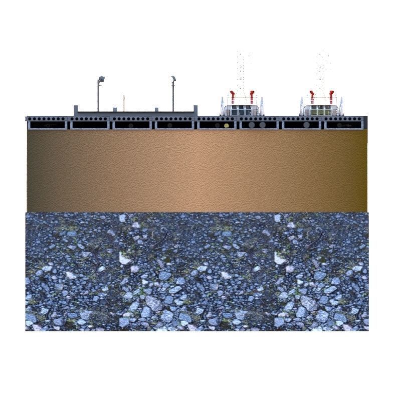 Berth and Pontoon 3D model_6