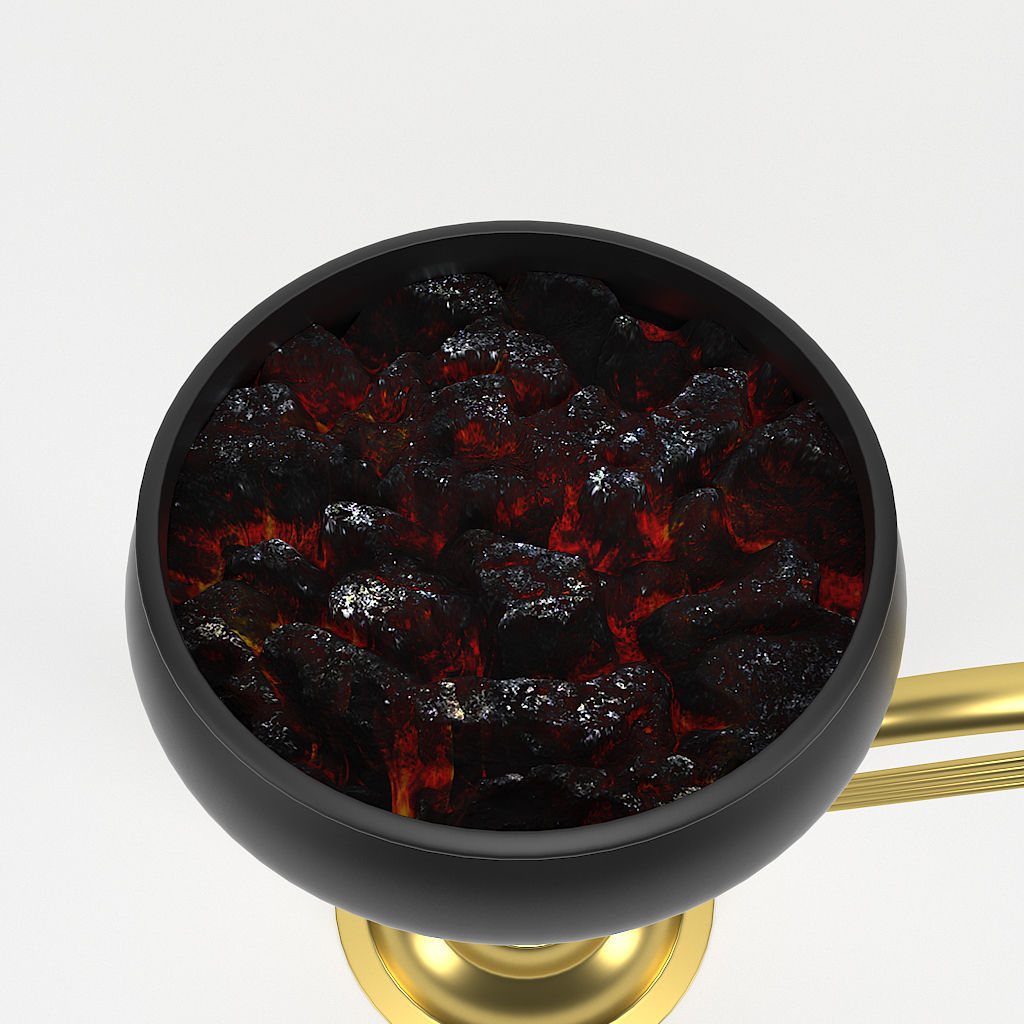 Indian Hookah 3D model_3