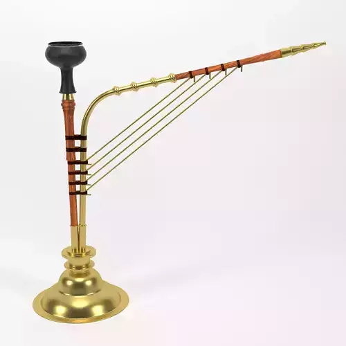 Indian Hookah  3D model