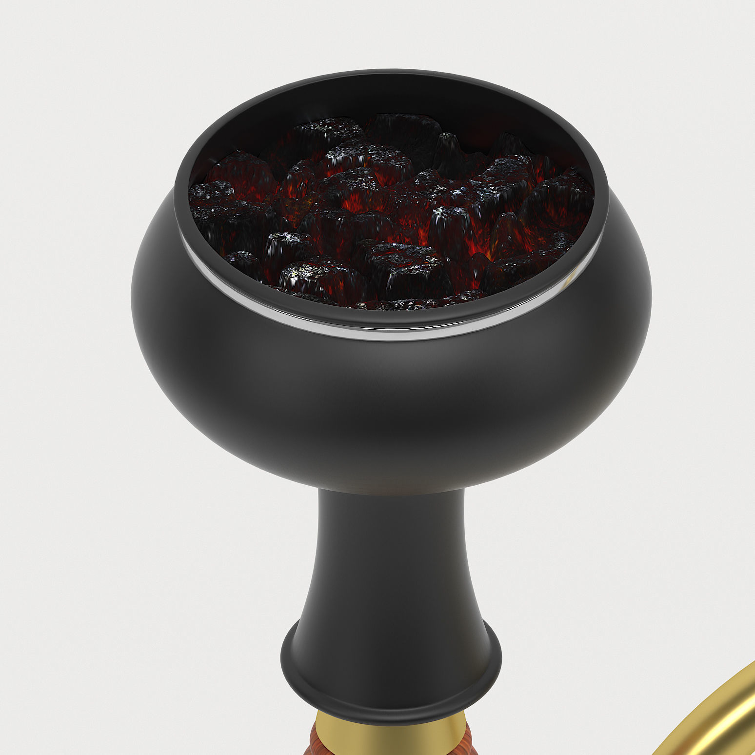 Indian Hookah 3D model_19