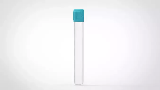 Clear Test Vaccum Tube