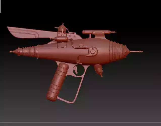 Retro Raygun For Print 3D print model