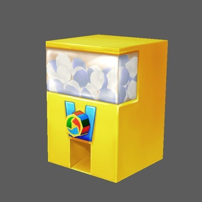 Capsule Machine Low-poly 3D model_3