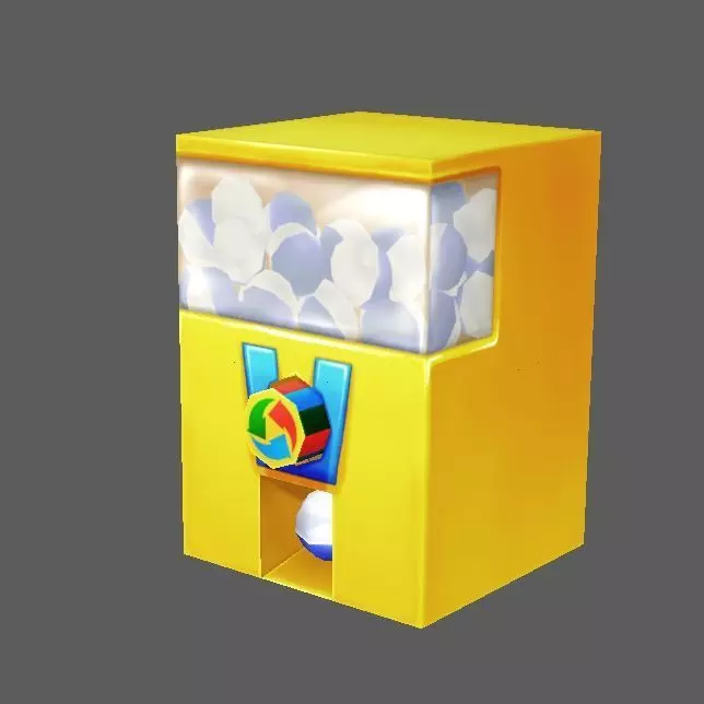 Capsule Machine Low-poly 3D model_0