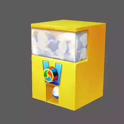 Capsule Machine Low-poly 3D model