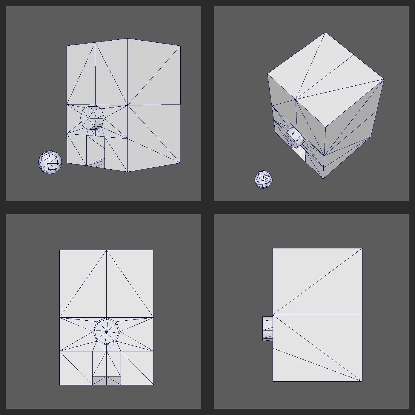Capsule Machine Low-poly 3D model_6