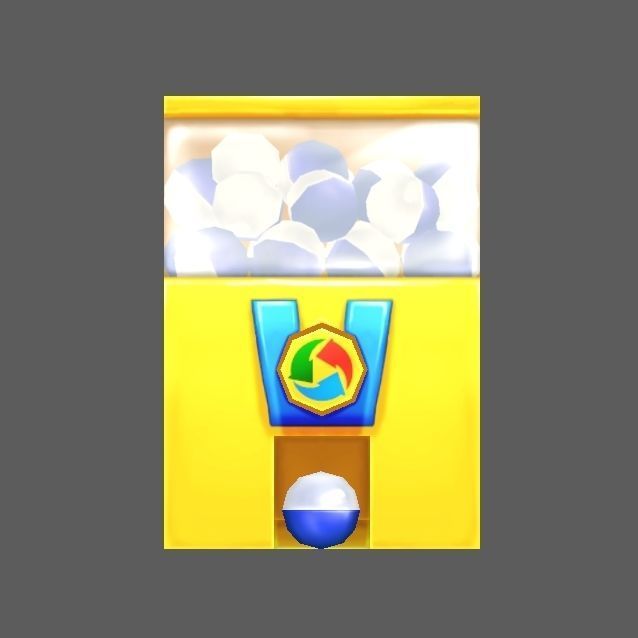 Capsule Machine Low-poly 3D model_4
