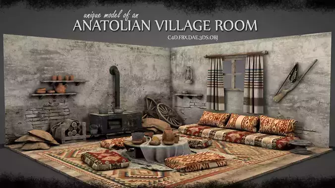 Traditional Anatolian Village Room