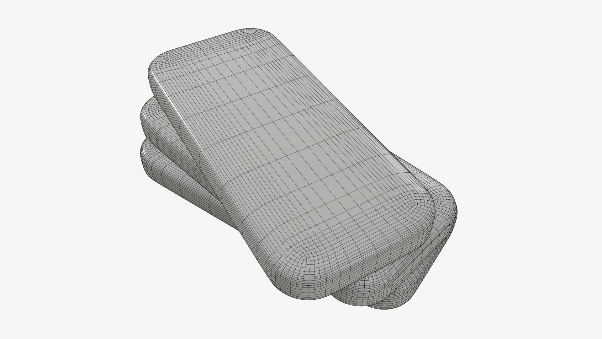 Gold bars 03 3D model_5