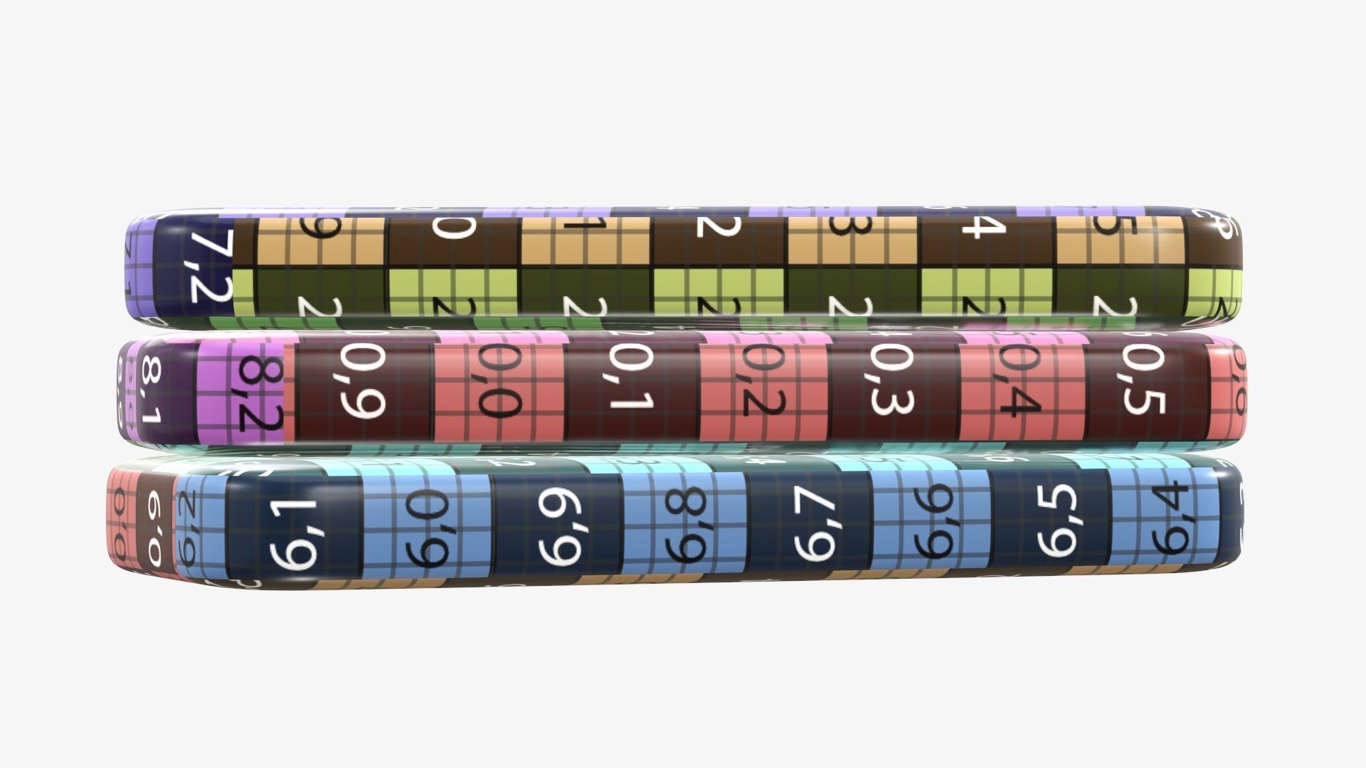 Gold bars 03 3D model_13