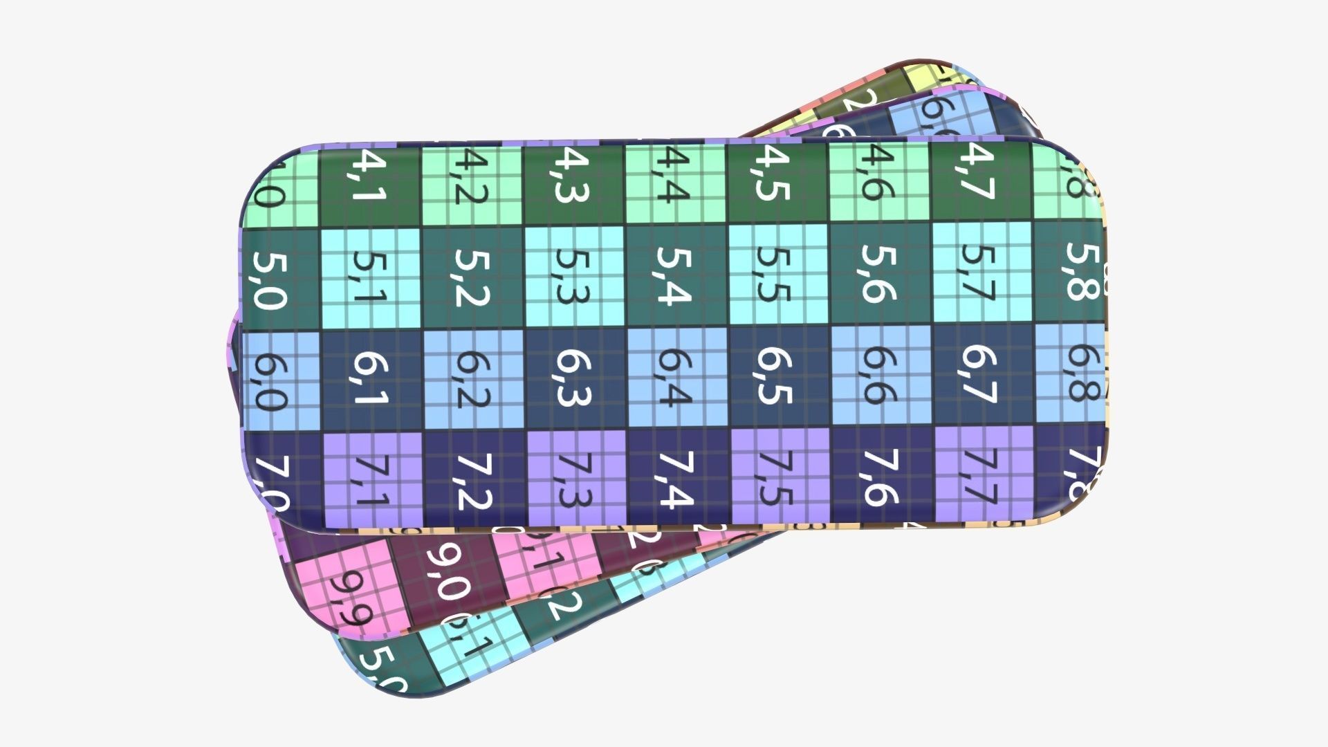 Gold bars 03 3D model_12