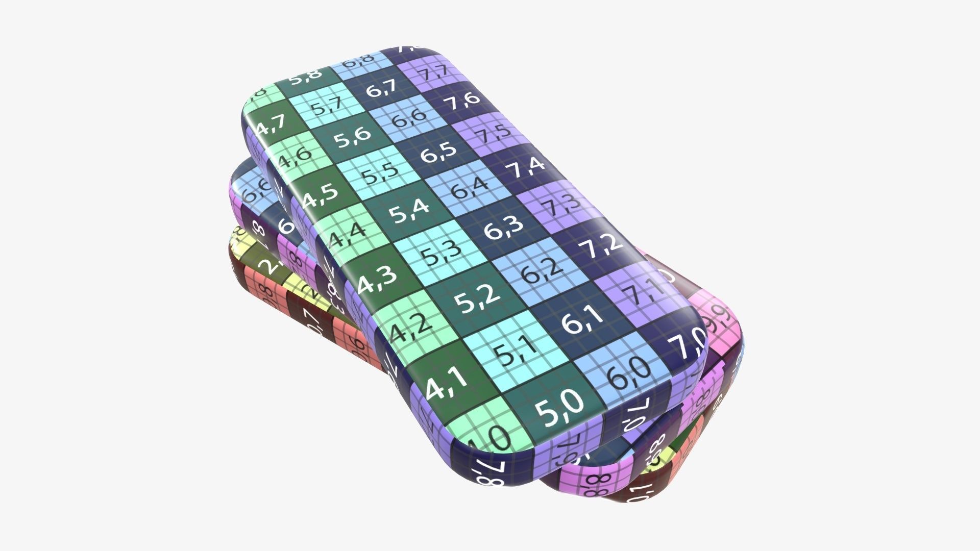 Gold bars 03 3D model_10