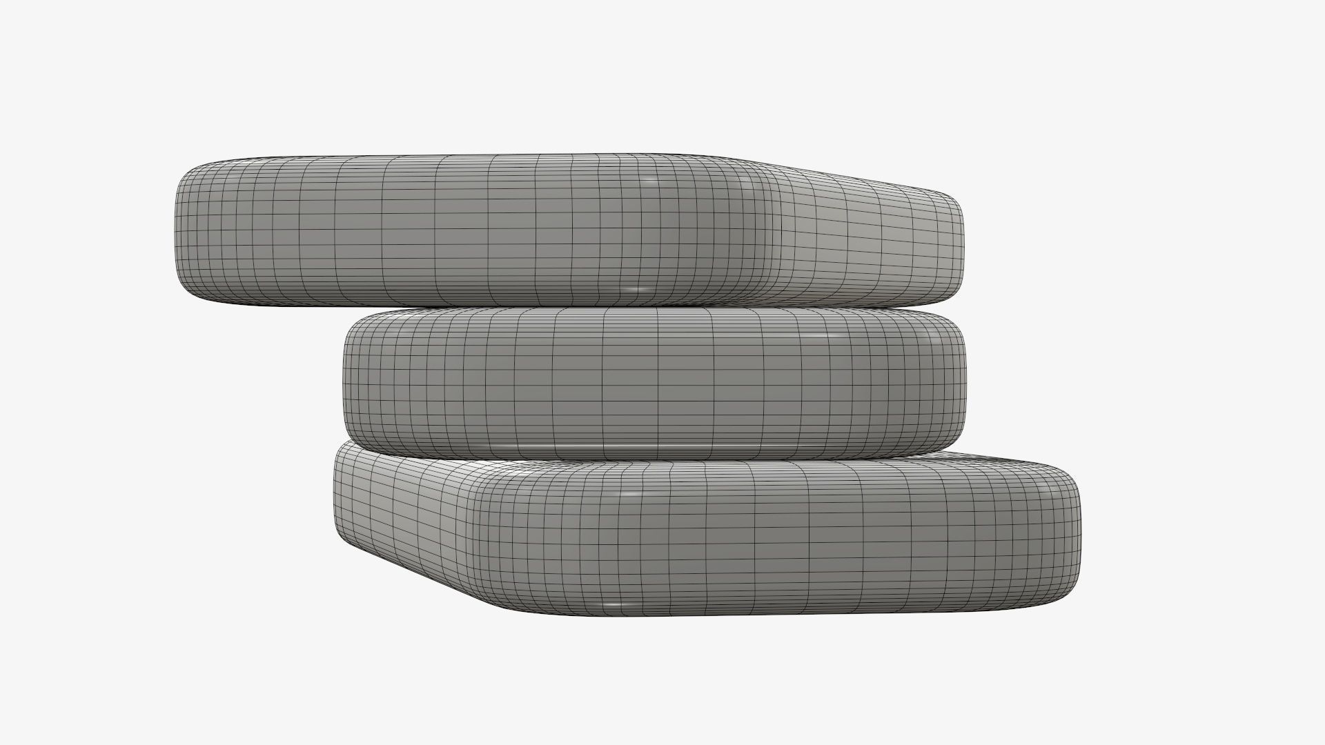 Gold bars 03 3D model_9