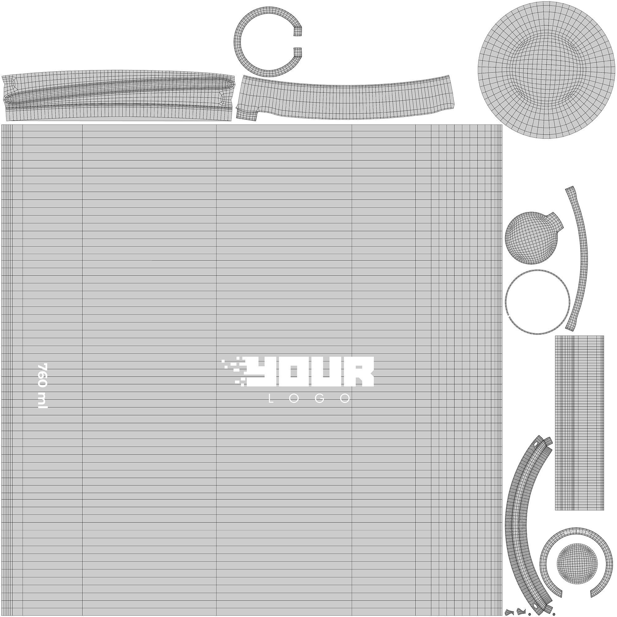 Water Bottle 3D model_8