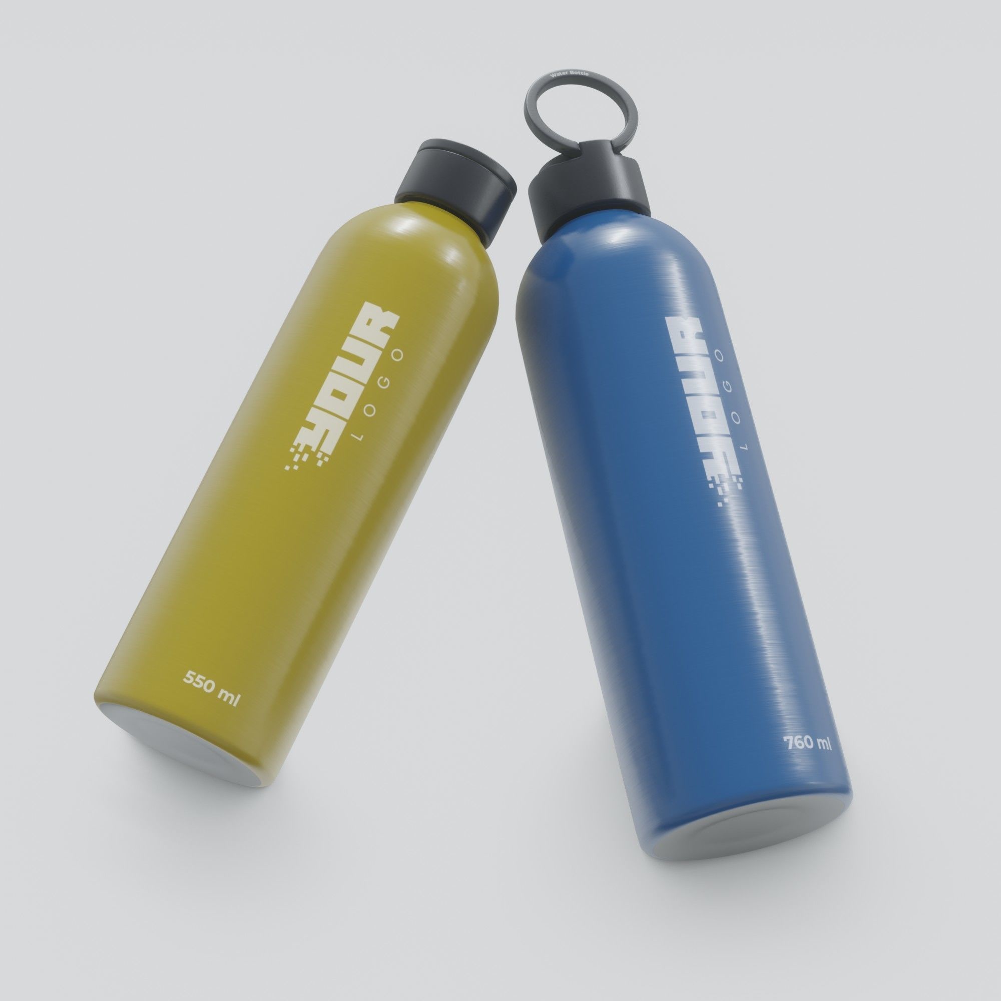 Water Bottle 3D model_3