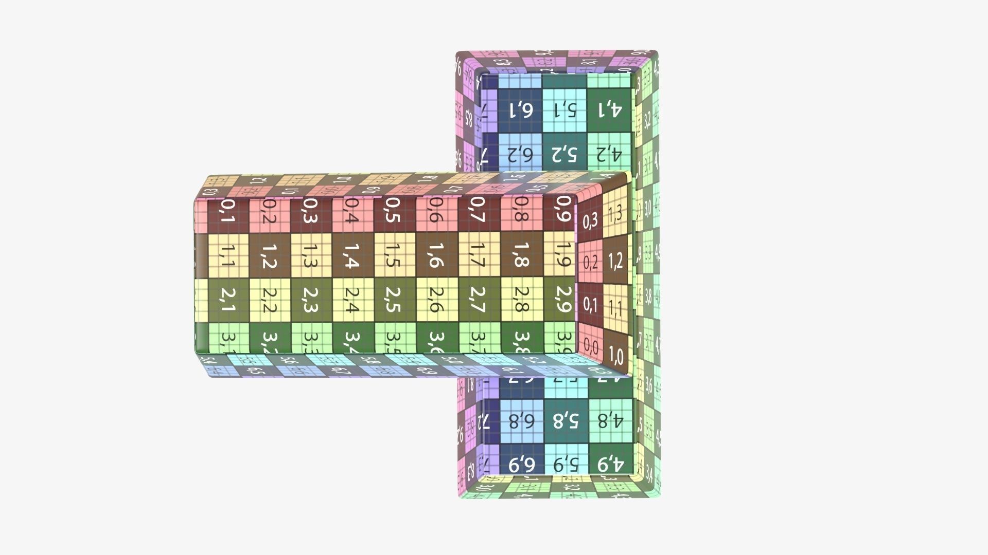 Gold bars 04 3D model_14