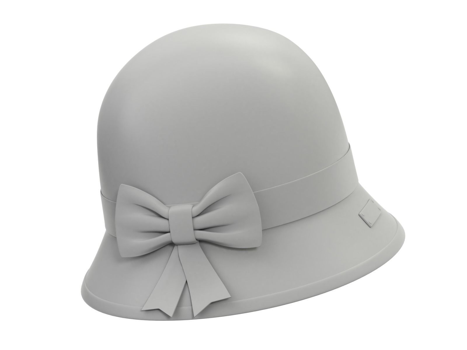 Cloche Hat 3D model_18