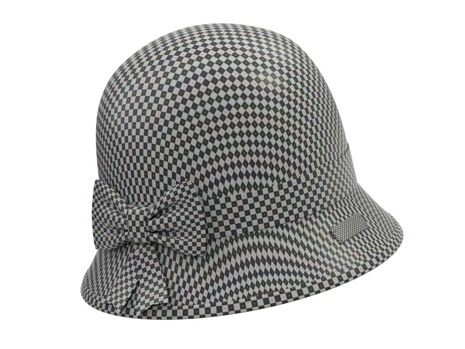 Cloche Hat 3D model_15
