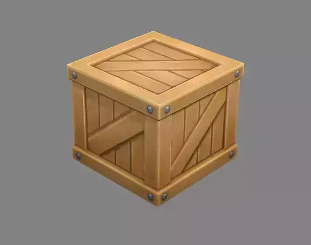 Cartoon Square Wooden Box-Goods