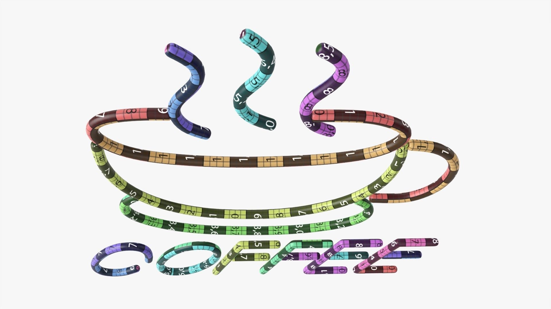 Neon led light sign 01 3D model_7