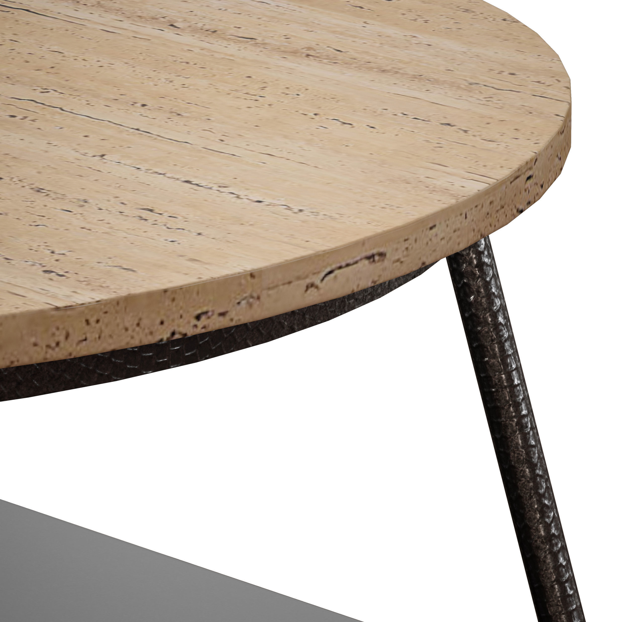 Dustin Coffee Table Crate and Barrel 3D model_8