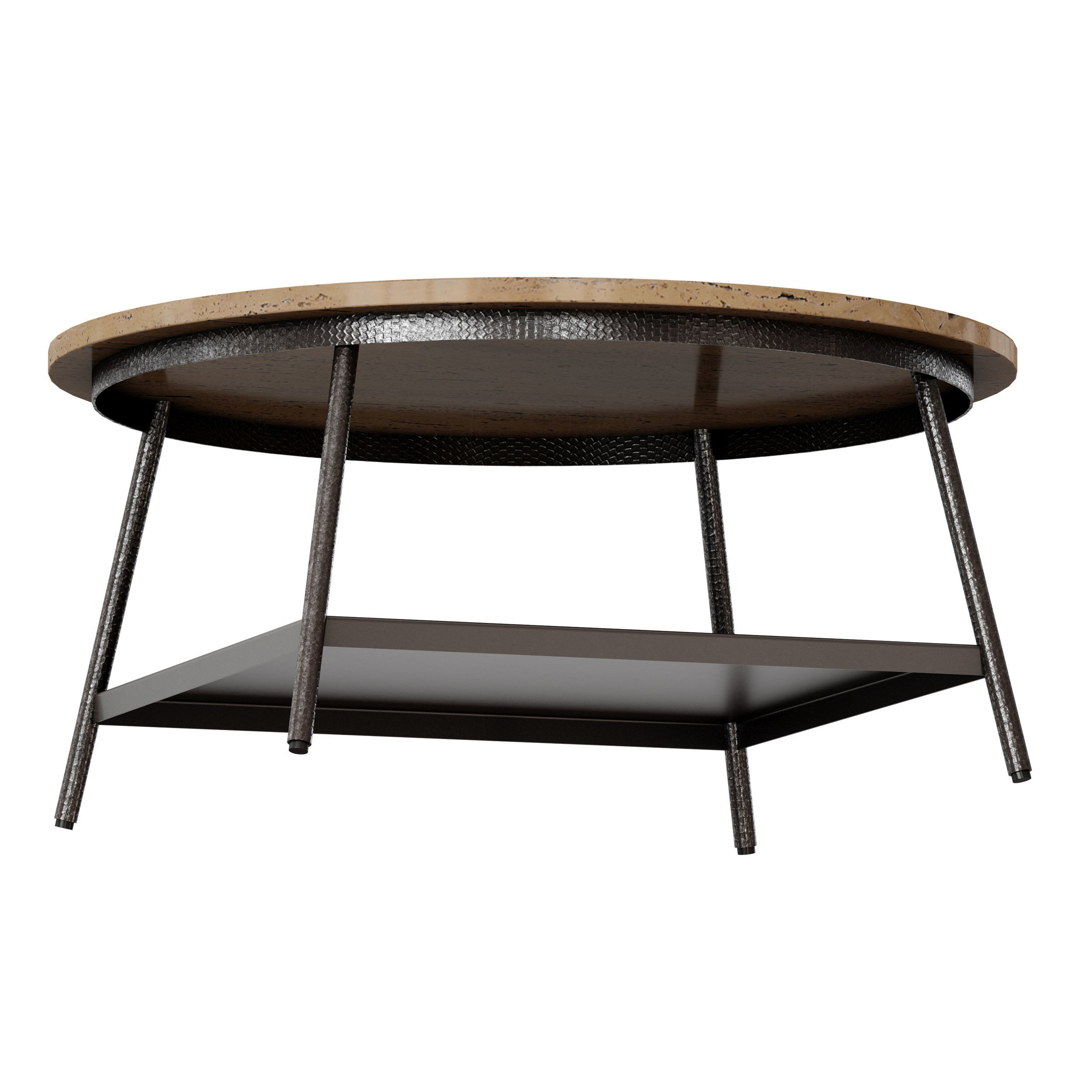 Dustin Coffee Table Crate and Barrel 3D model_2