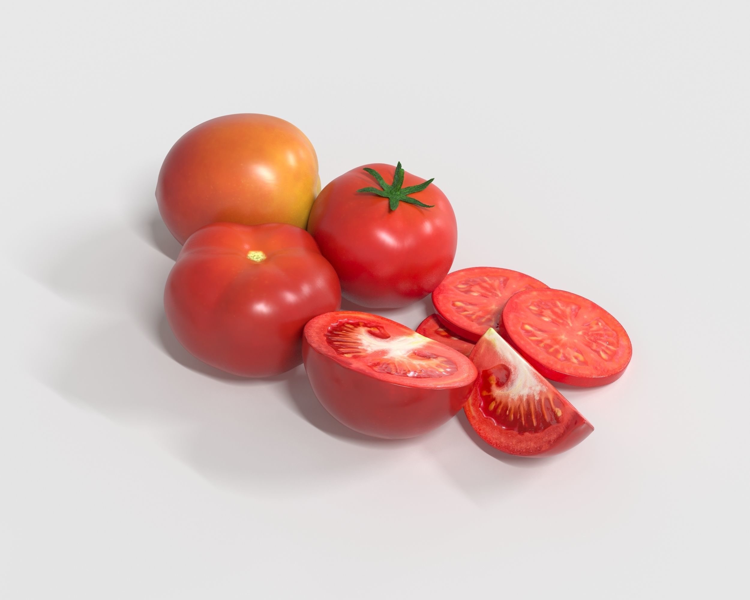 Tomatoes 3D model_1