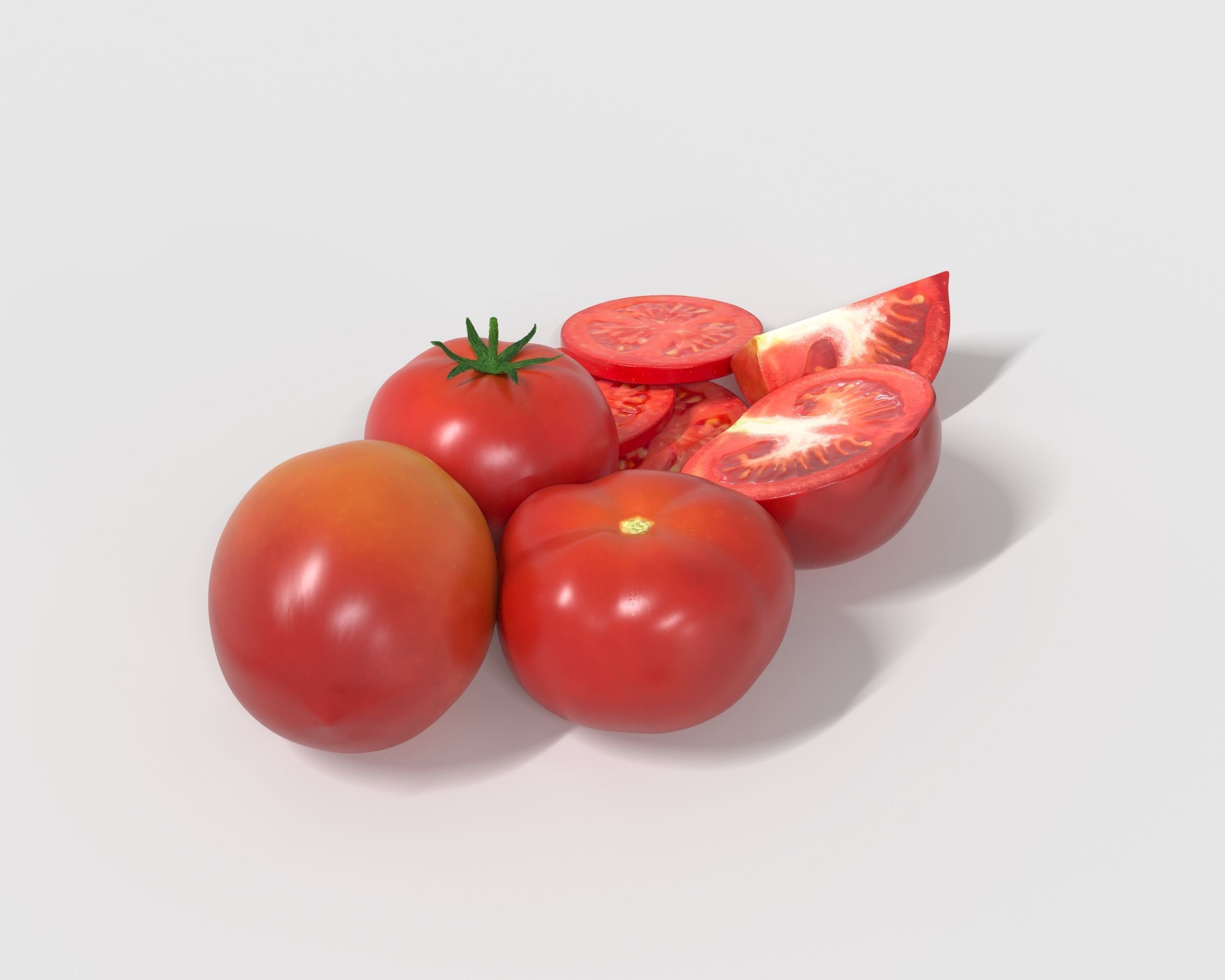 Tomatoes 3D model_2