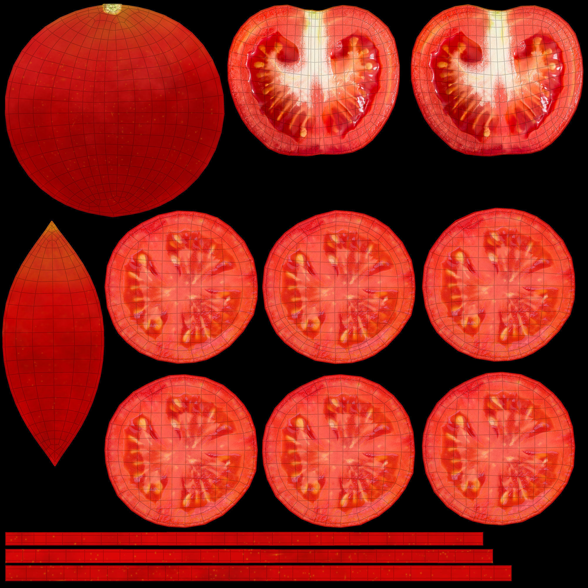 Tomatoes 3D model_10