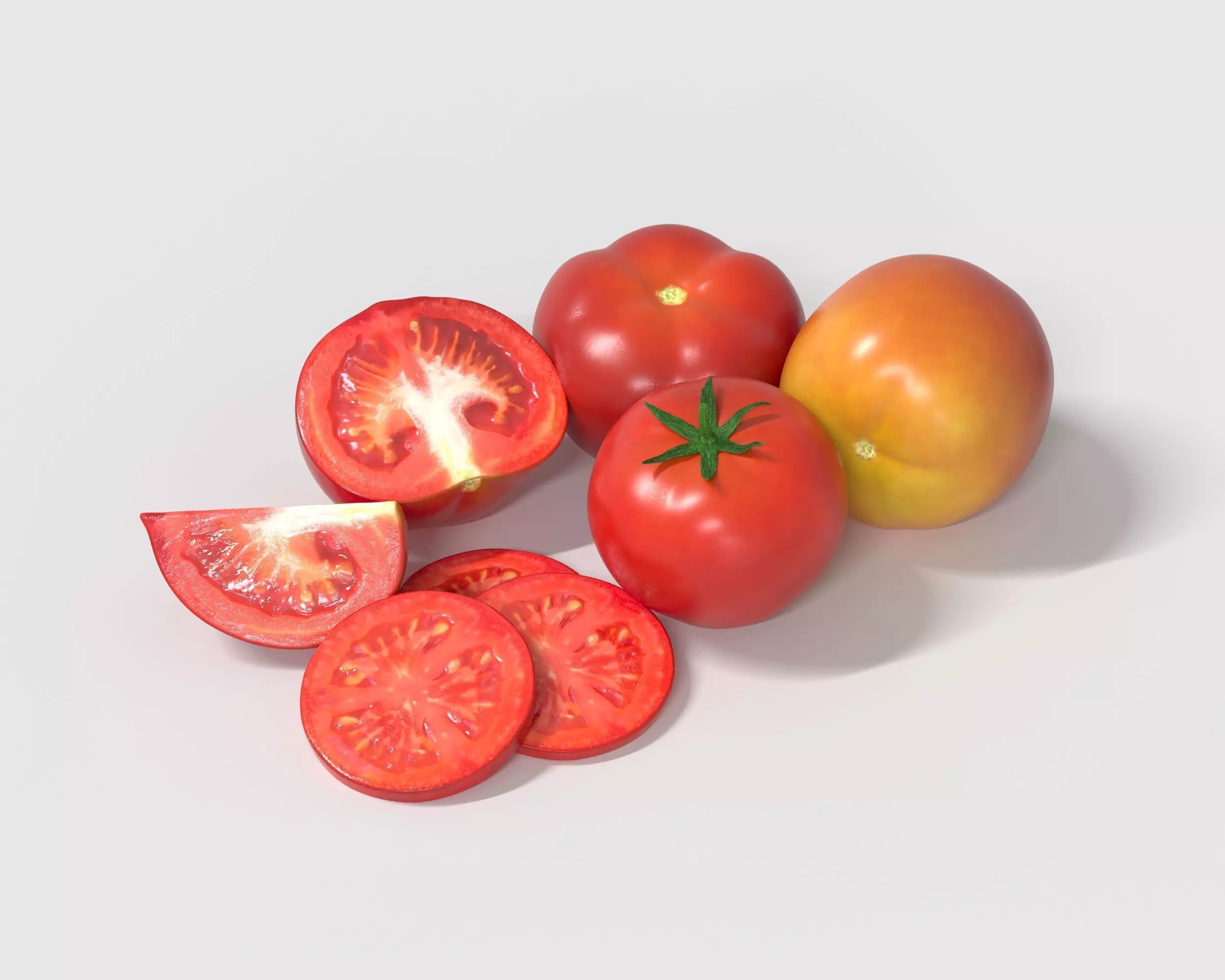 Tomatoes 3D model_0