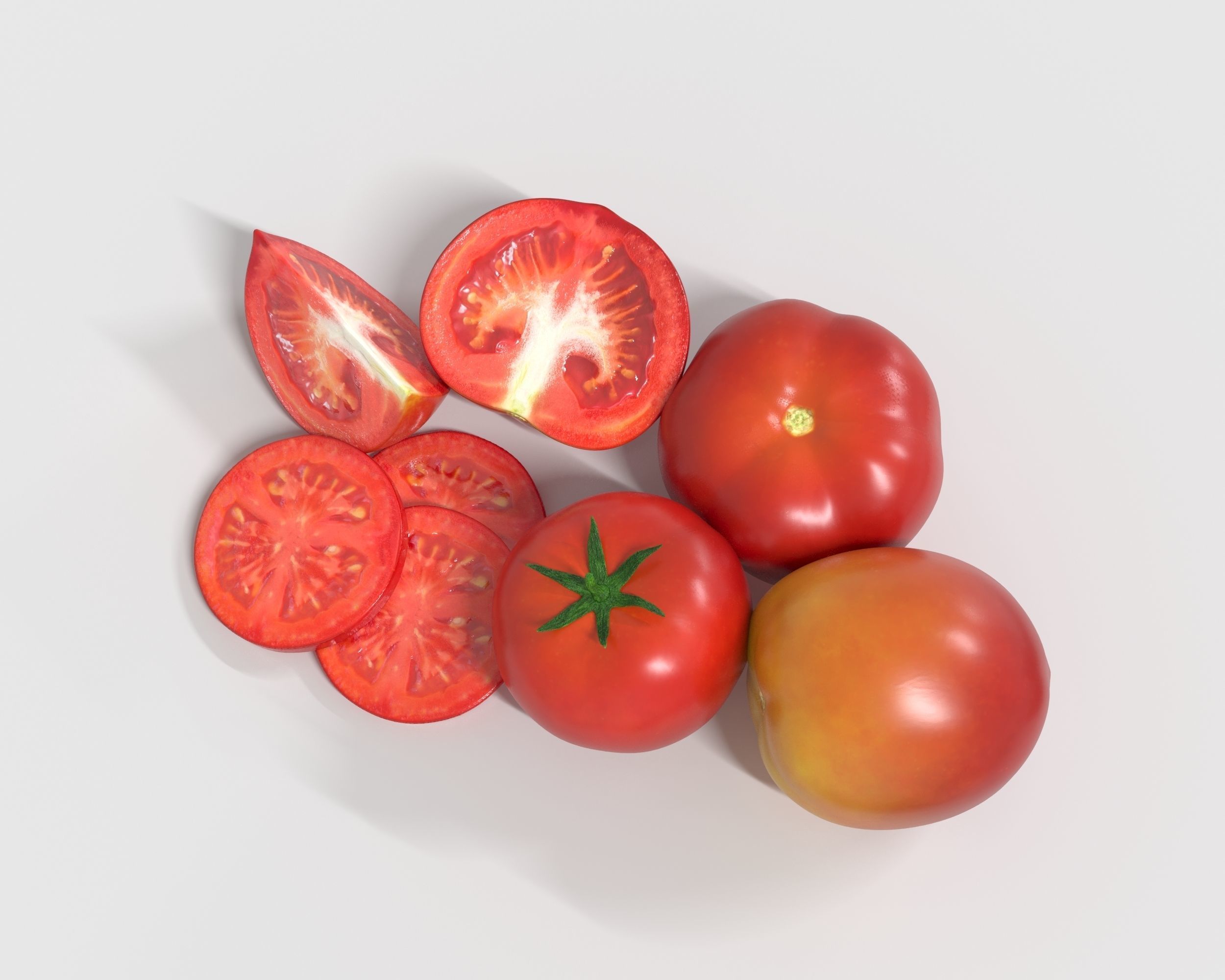Tomatoes 3D model_3
