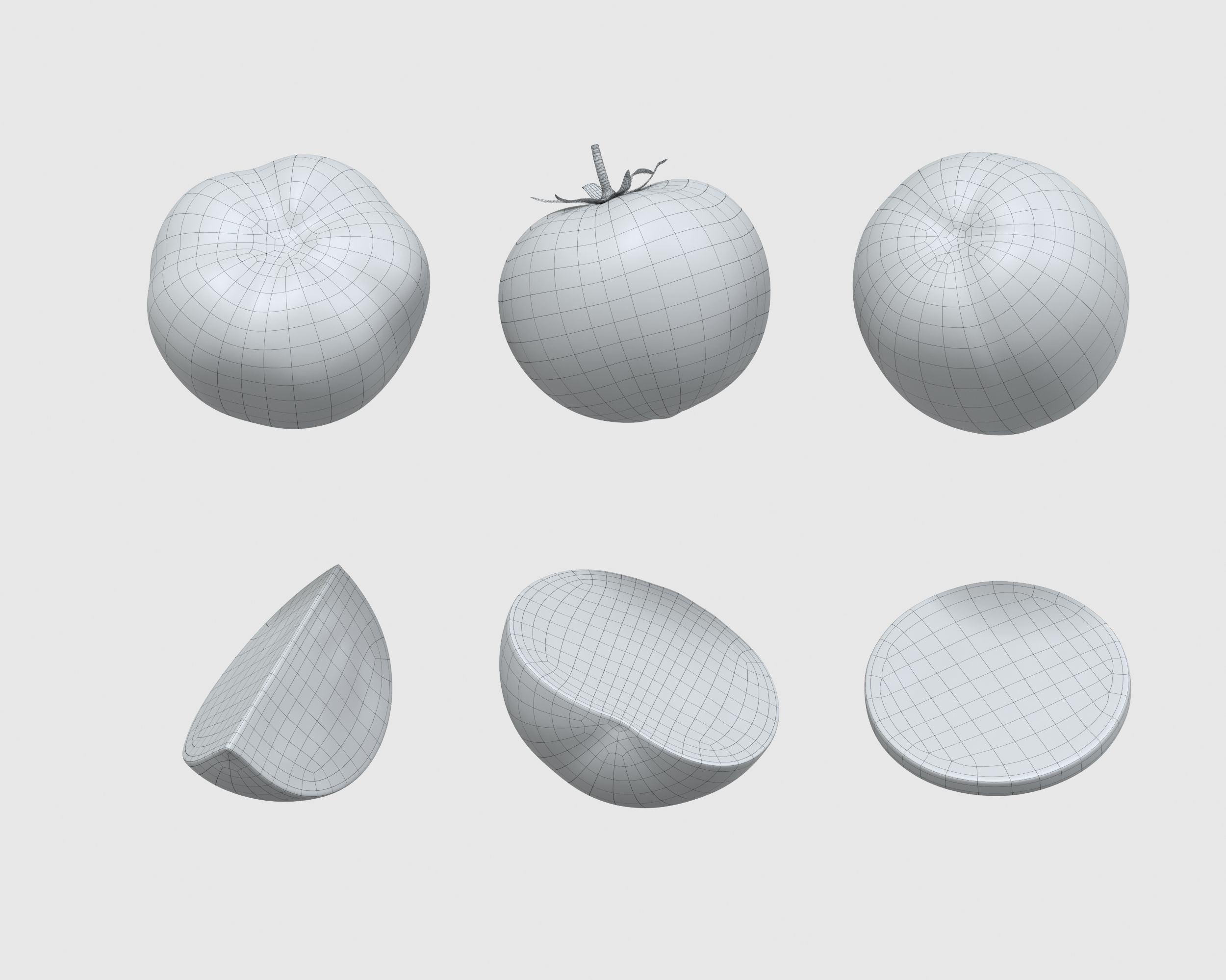 Tomatoes 3D model_6