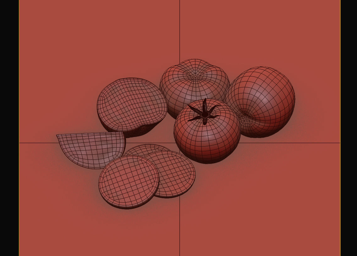 Tomatoes 3D model_8