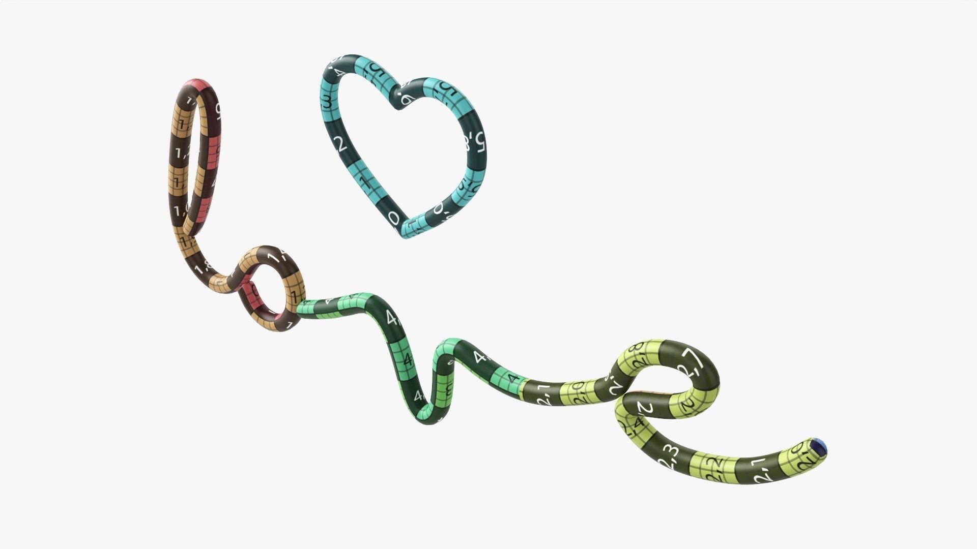 Neon led light sign 03 3D model_6