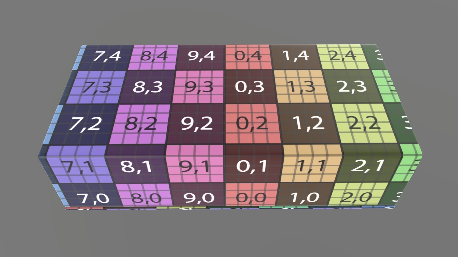 Magnetic cardboard gift box 01 3D model_14