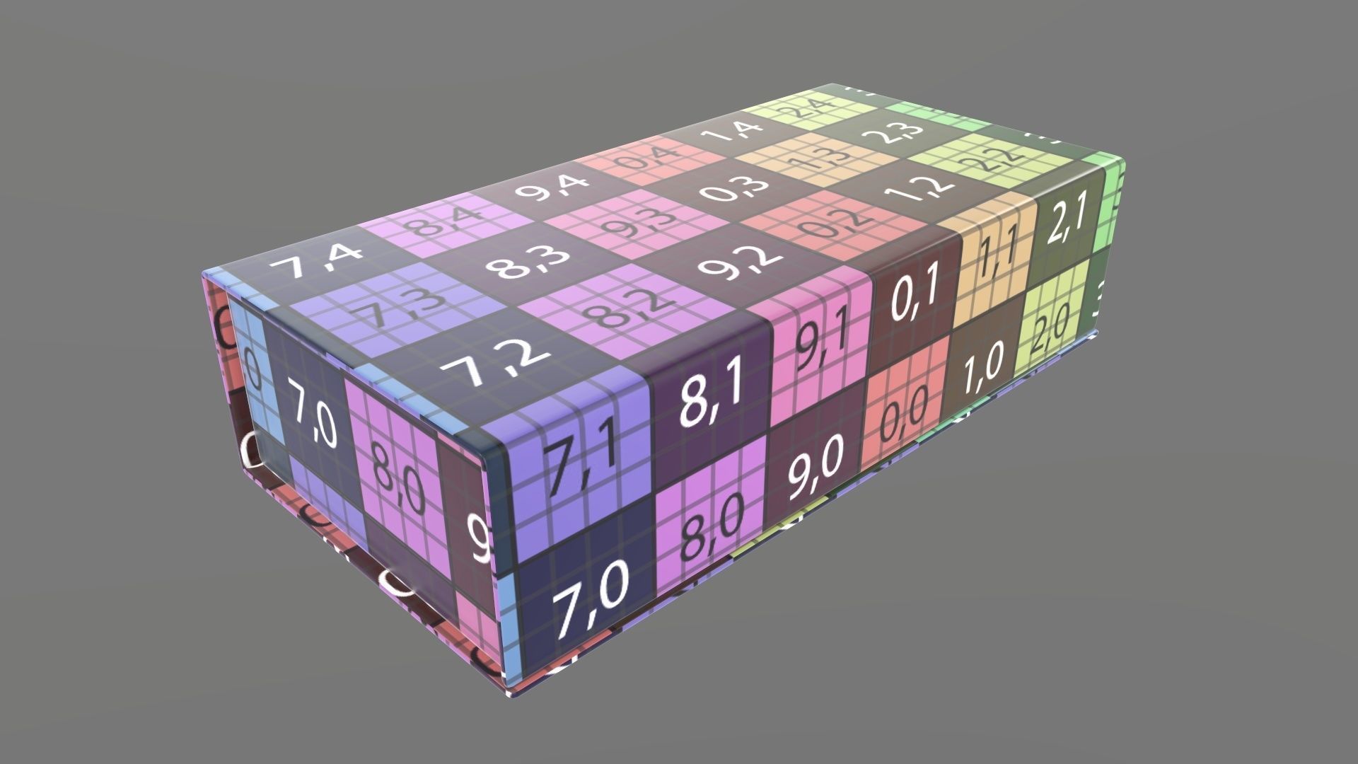 Magnetic cardboard gift box 01 3D model_11