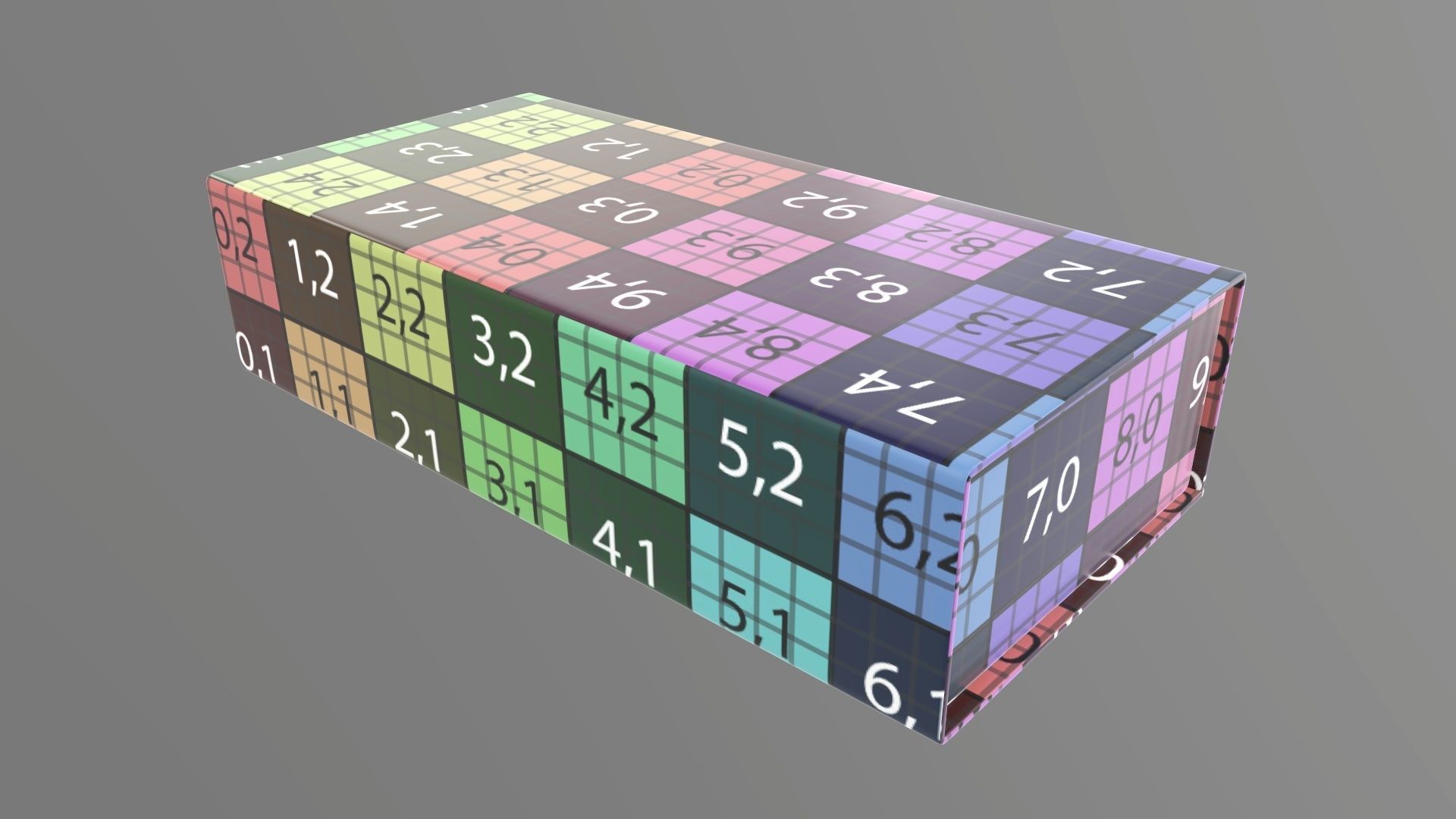 Magnetic cardboard gift box 01 3D model_12