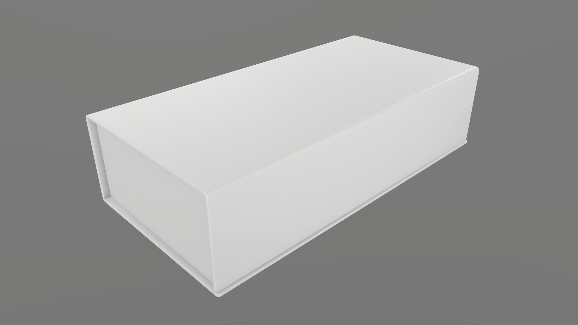 Magnetic cardboard gift box 01 3D model_1