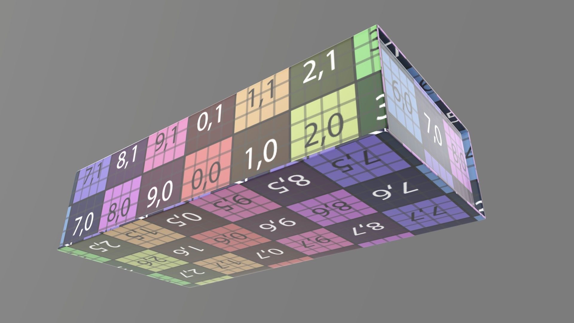 Magnetic cardboard gift box 01 3D model_15