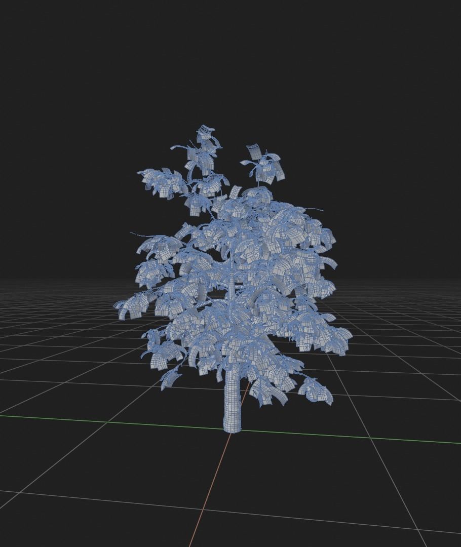 Orange tree 3D model_5