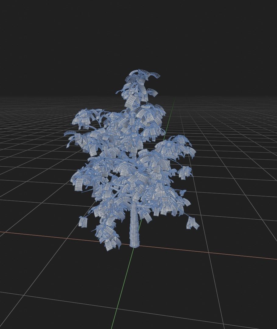 Orange tree 3D model_4