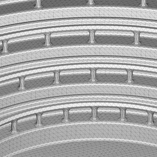 Classic Stadium 3D print model_4