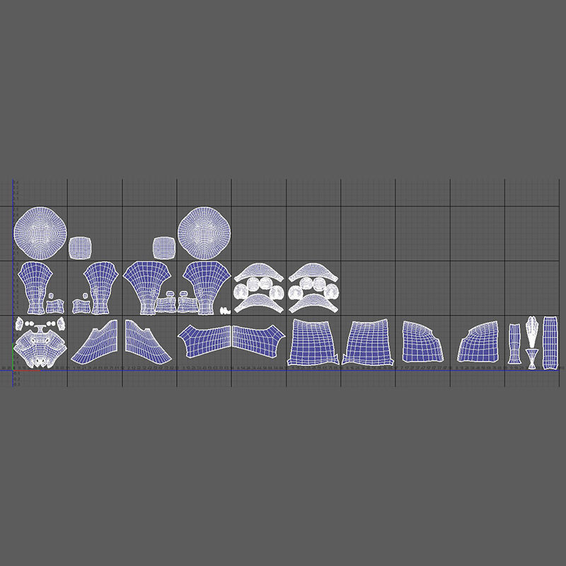 Horse 3D model Low-poly 3D model_2