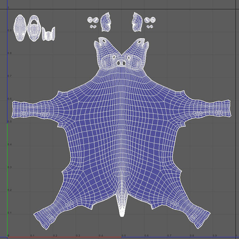 Horse 3D model Low-poly 3D model_3