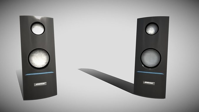 Generic Speakers Low-poly 3D model