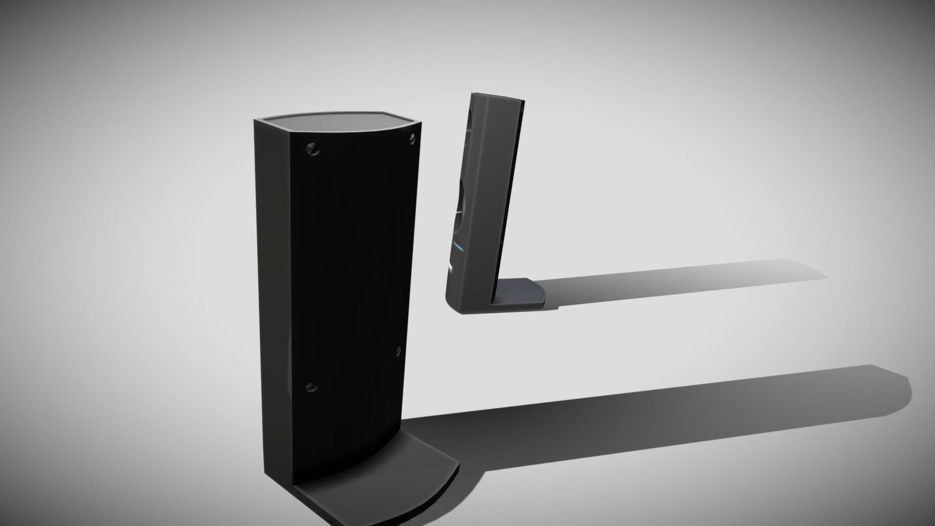 Generic Speakers Low-poly 3D model_2