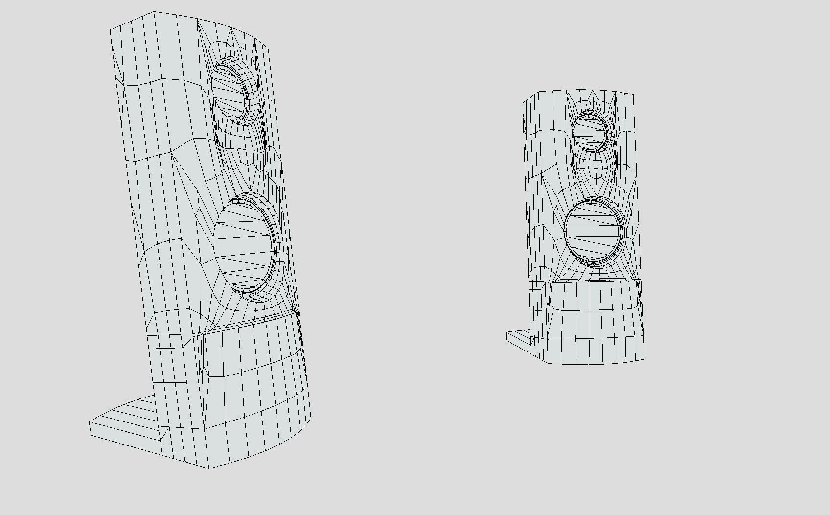 Generic Speakers Low-poly 3D model_10