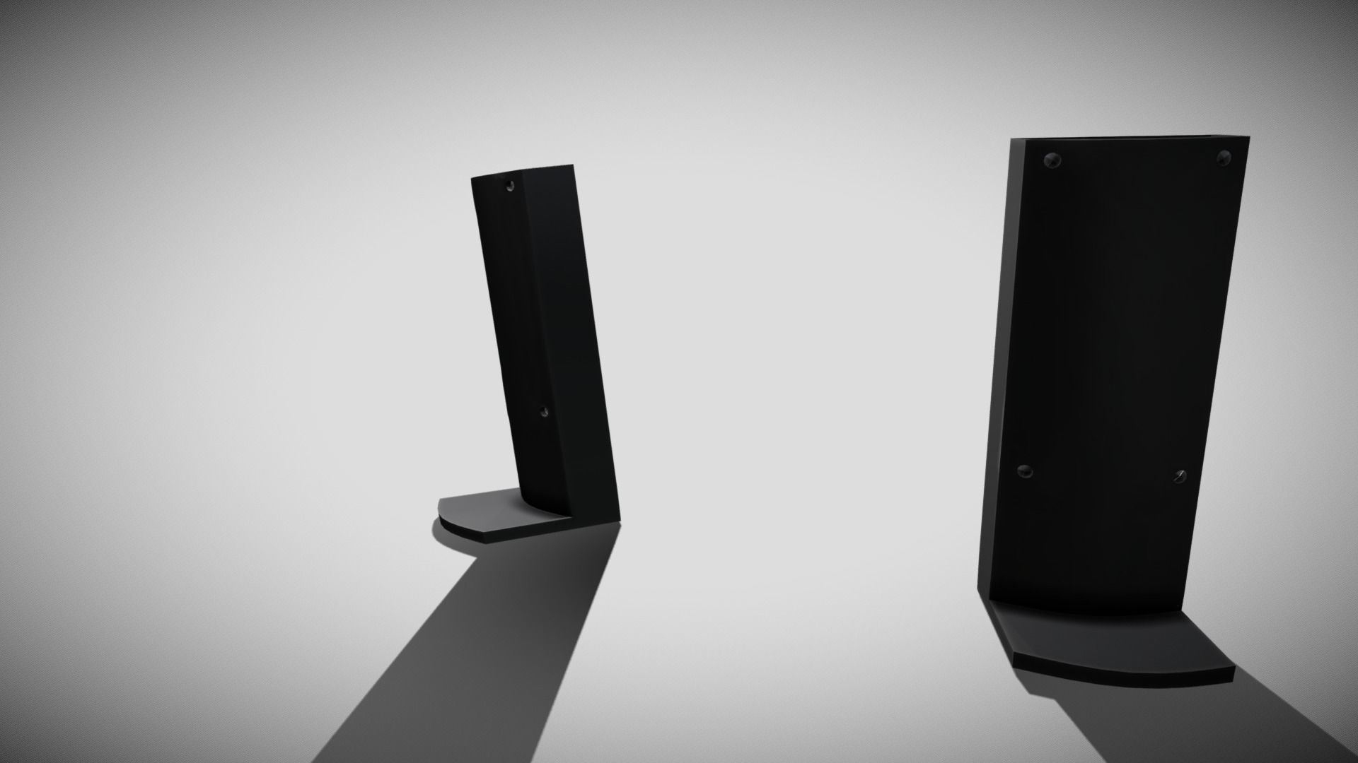 Generic Speakers Low-poly 3D model_4